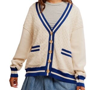 We The Free Varsity Cardigan